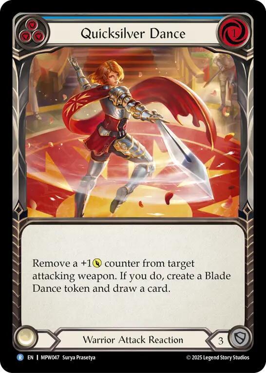 Quicksilver Dance, Mastery Pack Warrior MPW047