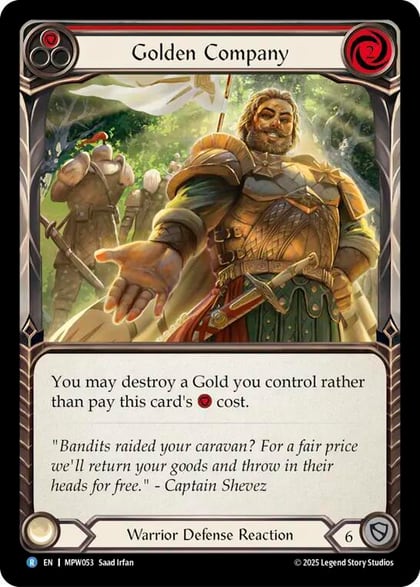 Golden Company (Red), Mastery Pack Warrior MPW053