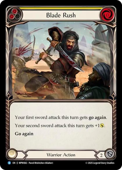 Blade Rush, Mastery Pack Warrior MPW063