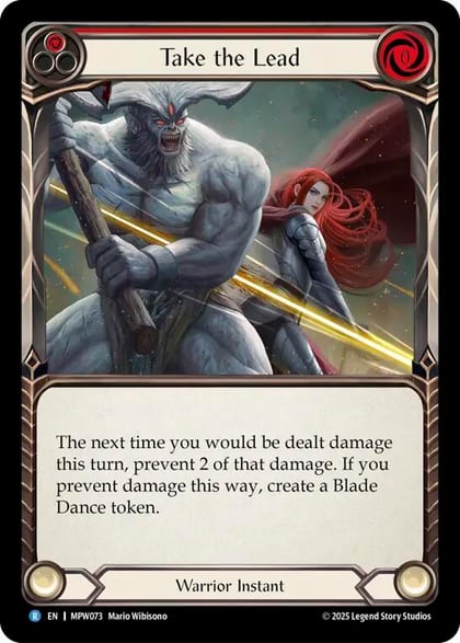 Take the Lead (Red), Mastery Pack Warrior MPW073