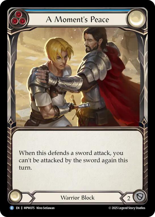 A Moment's Peace (Blue), Mastery Pack Warrior MPW075