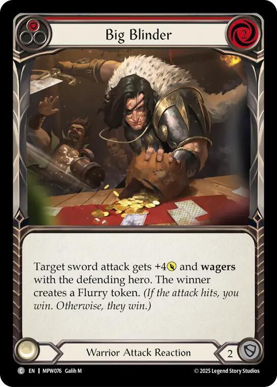 Big Blinder (Red), Mastery Pack Warrior MPW076