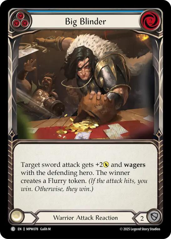 Big Blinder (Blue), Mastery Pack Warrior MPW078