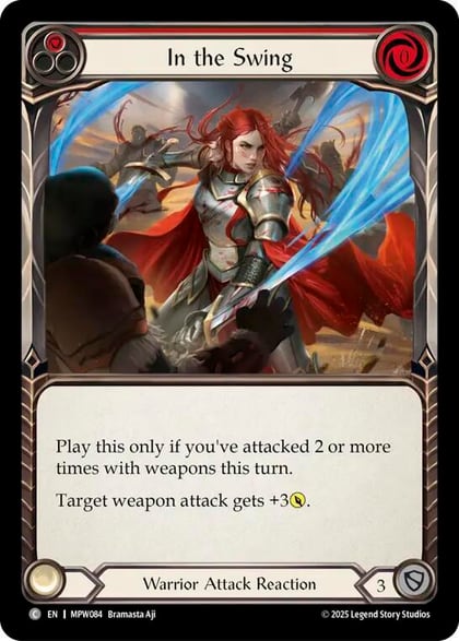In the Swing, Mastery Pack Warrior MPW084