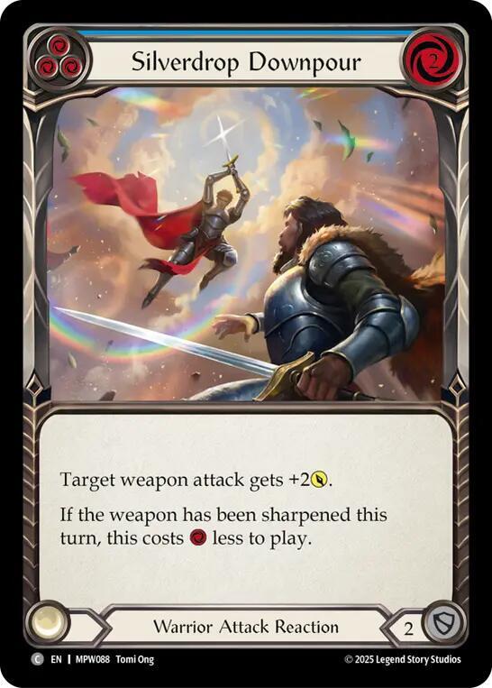 Silverdrop Downpour (Blue), Mastery Pack Warrior MPW088