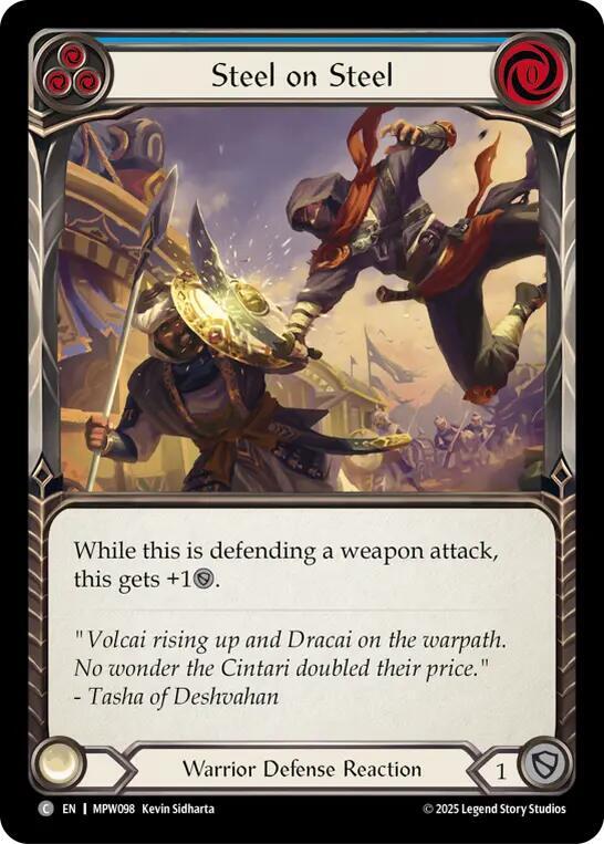 Steel on Steel (Yellow), Mastery Pack Warrior MPW097