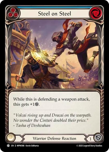 Steel on Steel (Yellow), Mastery Pack Warrior MPW097