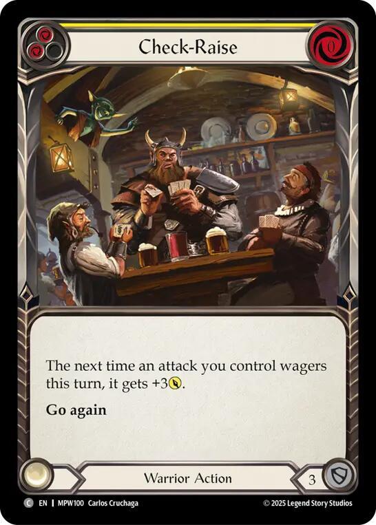 Check-Raise (Yellow), Mastery Pack Warrior MPW100