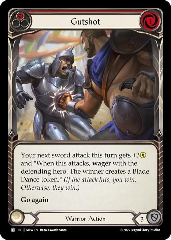 Gutshot (Red), Mastery Pack Warrior MPW109