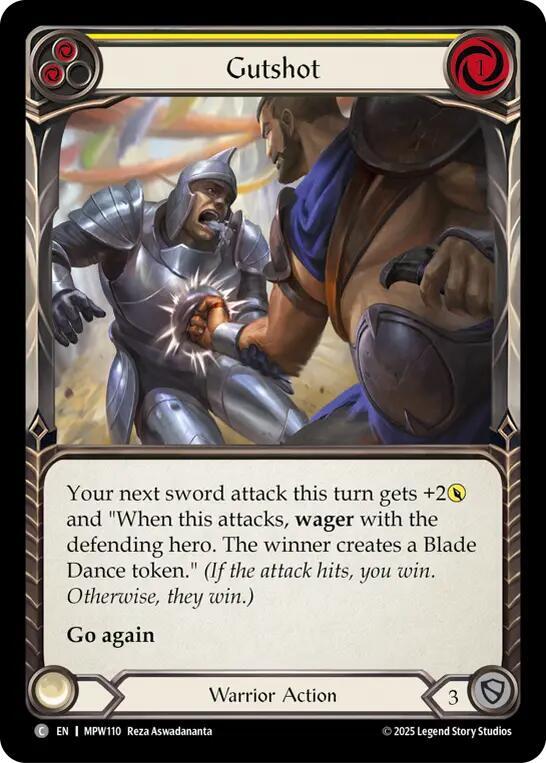 Gutshot (Yellow), Mastery Pack Warrior MPW110