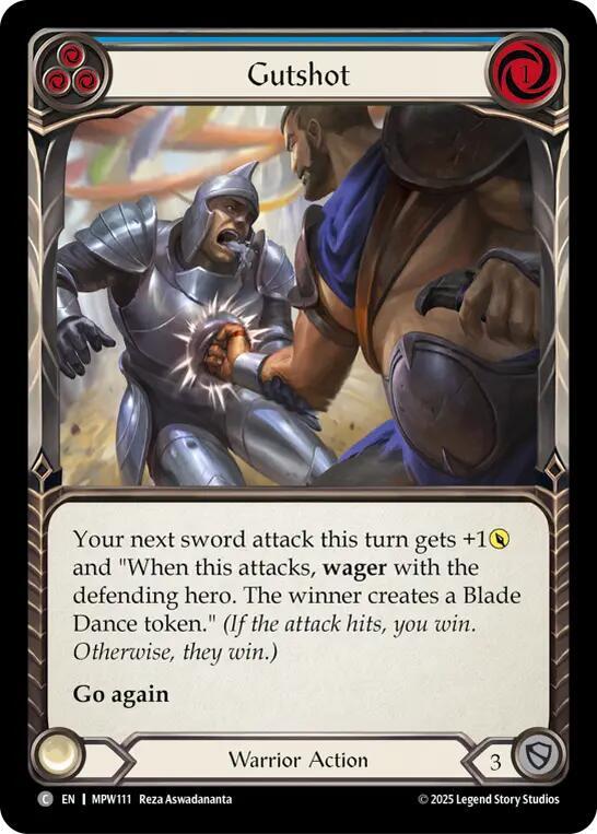 Gutshot (Blue), Mastery Pack Warrior MPW111