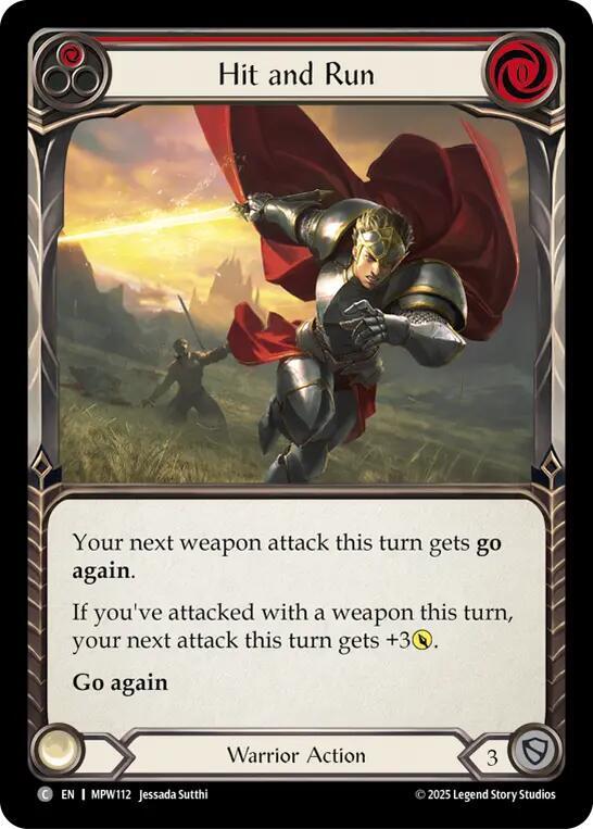 Hit and Run (Red), Mastery Pack Warrior MPW112