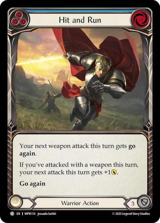 Hit and Run (Blue), Mastery Pack Warrior MPW114