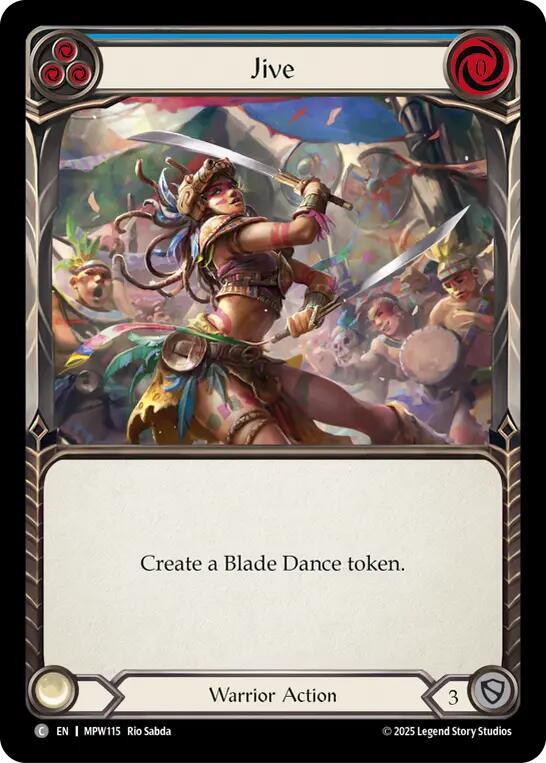 Jive (Blue), Mastery Pack Warrior MPW115