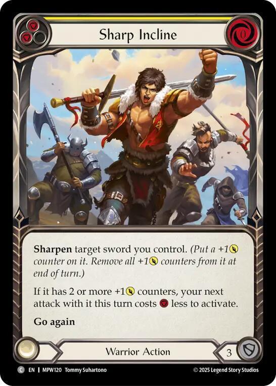 Sharp Incline (Yellow), Mastery Pack Warrior MPW120