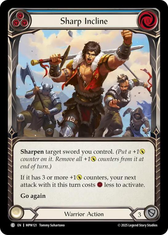 Sharp Incline (Blue), Mastery Pack Warrior MPW121
