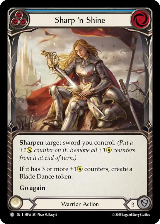 Sharp 'n Shine (Blue), Mastery Pack Warrior MPW125