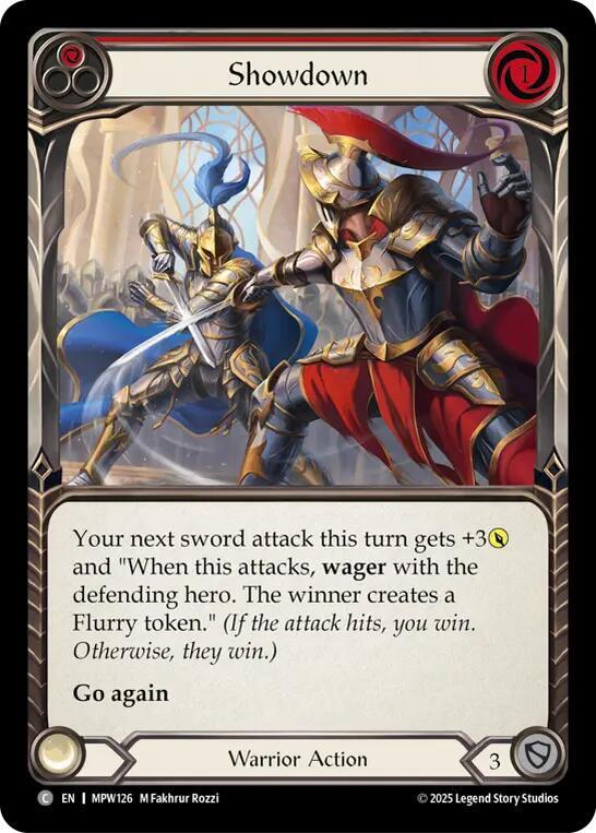 Showdown (Red), Mastery Pack Warrior MPW126