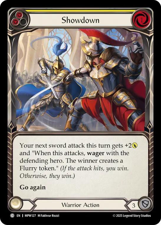 Showdown (Yellow), Mastery Pack Warrior MPW127