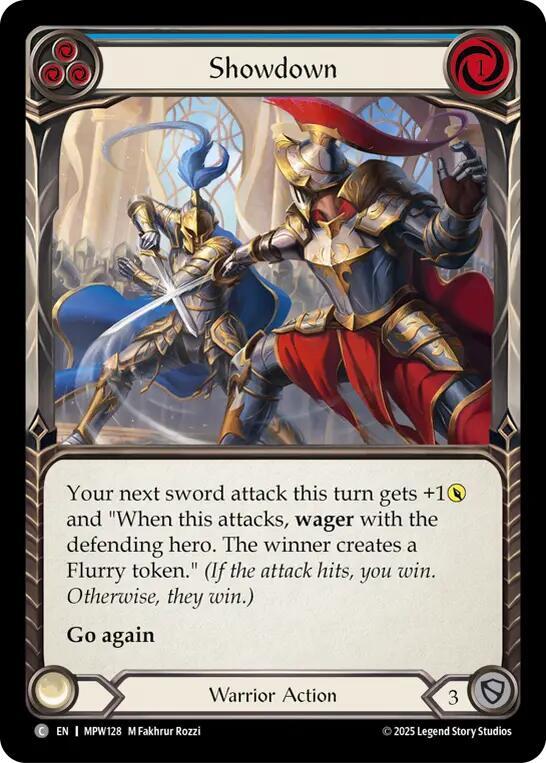 Showdown (Blue), Mastery Pack Warrior MPW128