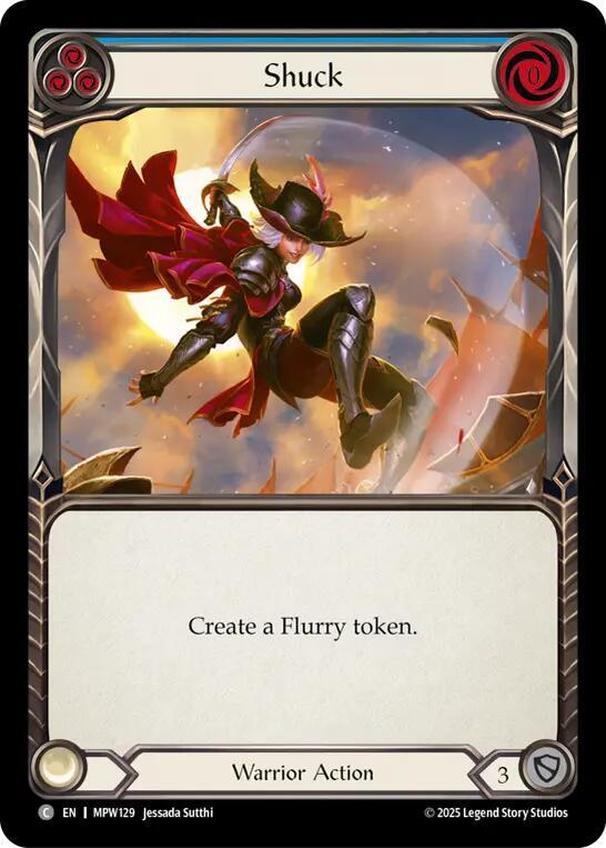 Shuck (Blue), Mastery Pack Warrior MPW129