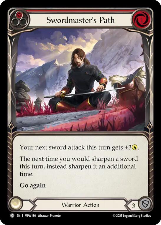 Swordmaster's Path (Red), Mastery Pack Warrior MPW130