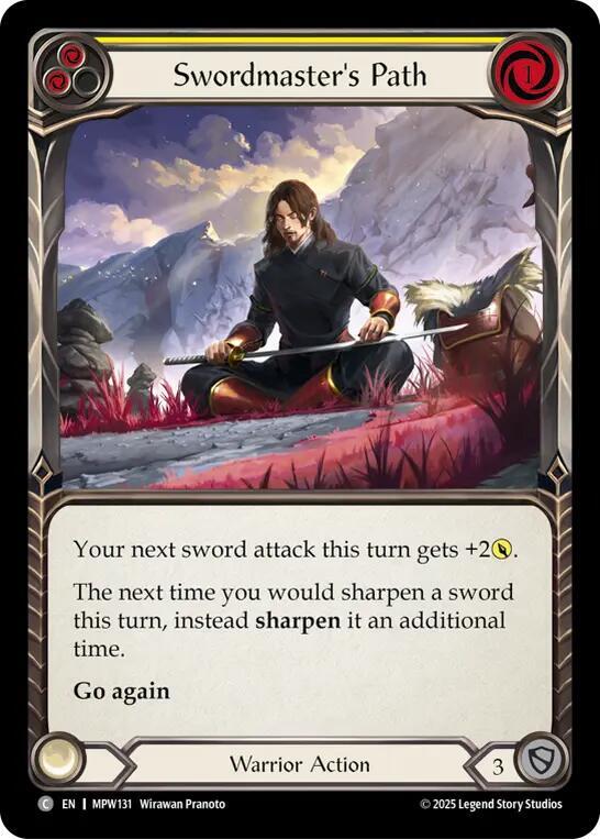 Swordmaster's Path (Yellow), Mastery Pack Warrior MPW131