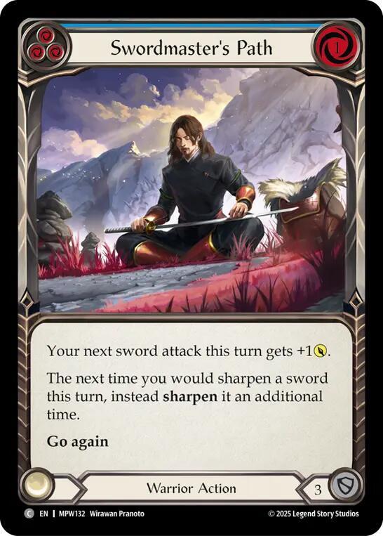 Swordmaster's Path (Blue), Mastery Pack Warrior MPW132