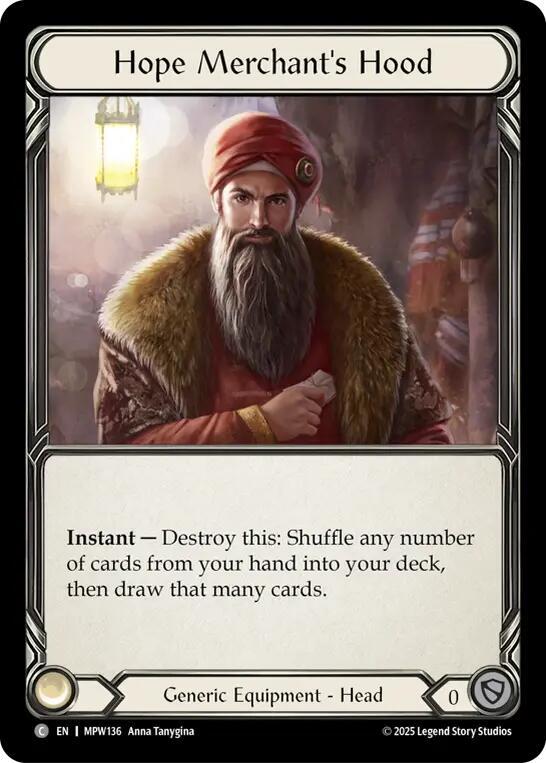 Hope Merchant's Hood, Mastery Pack Warrior MPW136