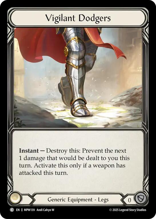 Vigilant Dodgers, Mastery Pack Warrior MPW139