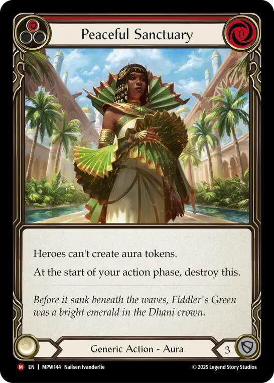 Peaceful Sanctuary (Red), Mastery Pack Warrior MPW144