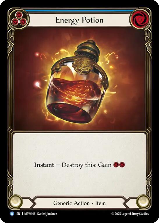 Energy Potion (Blue), Mastery Pack Warrior MPW146