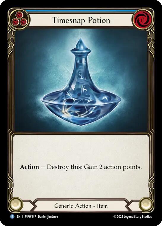 Timesnap Potion (Blue), Mastery Pack Warrior MPW147