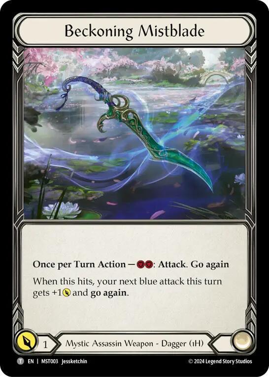 Beckoning Mistblade // Spectral Shield, Part the Mistveil MST003//MST158