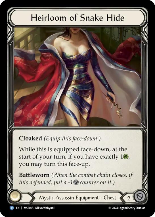 Heirloom of Snake Hide, Part the Mistveil MST005