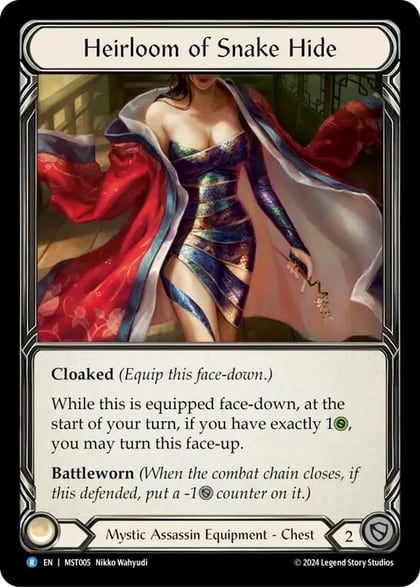 Heirloom of Snake Hide, Part the Mistveil MST005