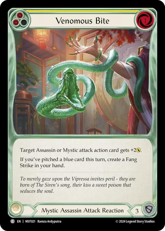Venomous Bite (Yellow), Part the Mistveil MST021