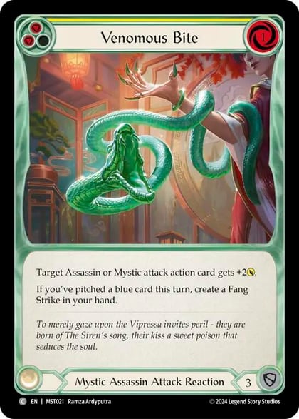 Venomous Bite (Yellow), Part the Mistveil MST021