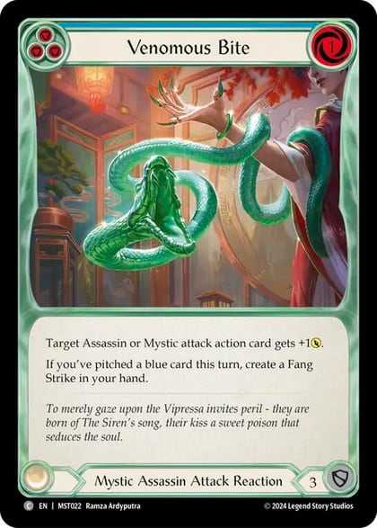 Venomous Bite (Blue), Part the Mistveil MST022