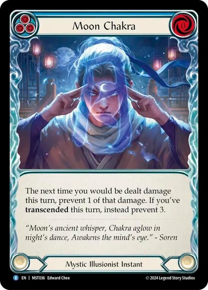 Moon Chakra (Blue), Part the Mistveil MST036
