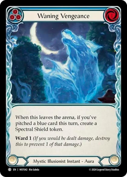 Waning Vengeance (Blue), Part the Mistveil MST042