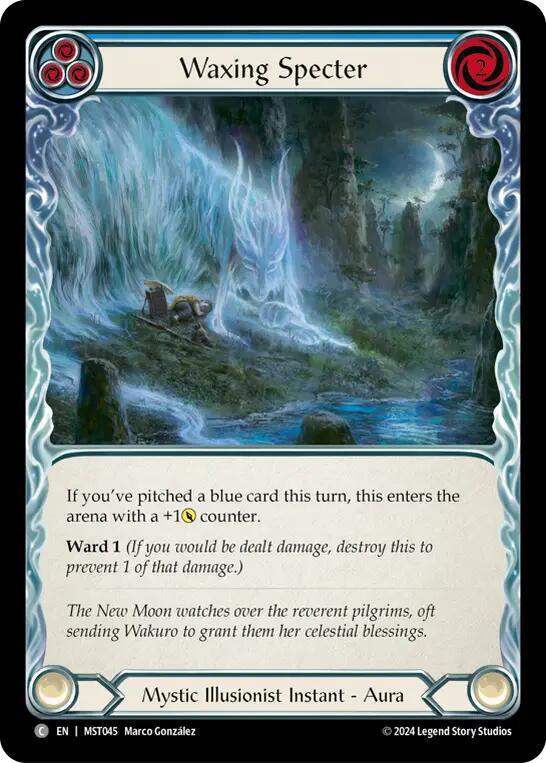 Waxing Specter (Blue), Part the Mistveil MST045