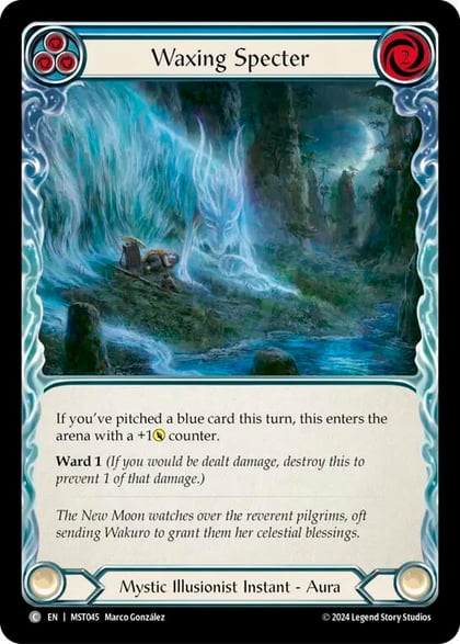 Waxing Specter (Blue), Part the Mistveil MST045