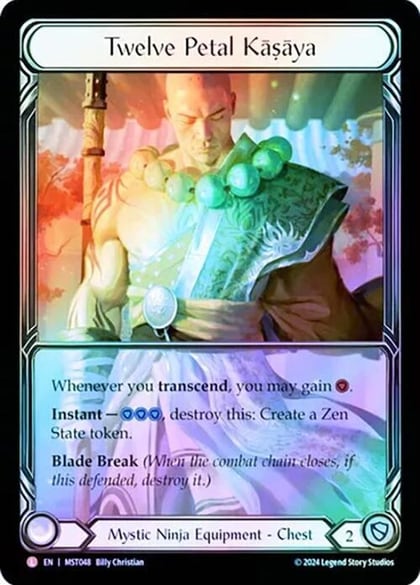 Twelve Petal Kasaya (Extended Art), Part the Mistveil MST048