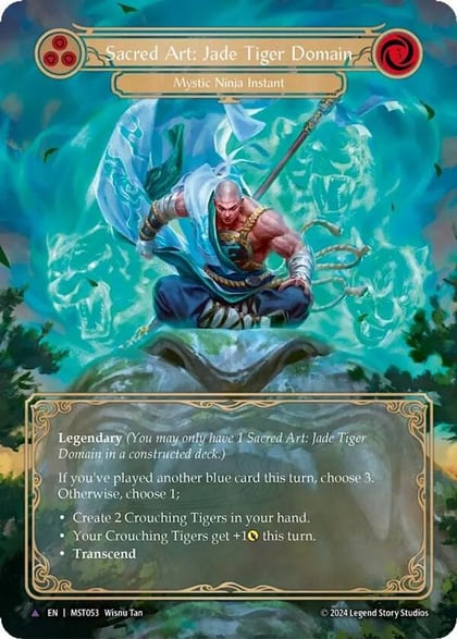 Sacred Art: Jade Tiger Domain (Marvel), Part the Mistveil MST053