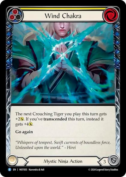 Wind Chakra (Yellow), Part the Mistveil MST055