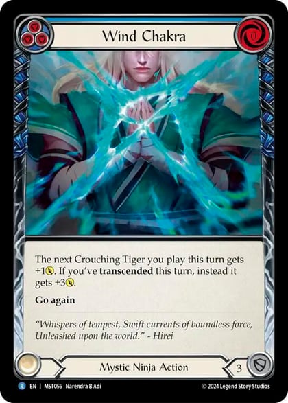 Wind Chakra (Blue), Part the Mistveil MST056