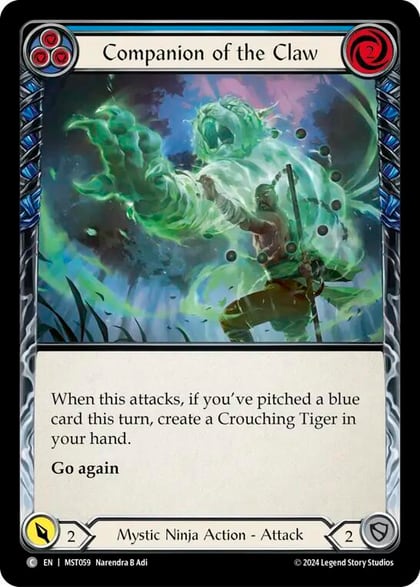 Companion of the Claw (Blue), Part the Mistveil MST059