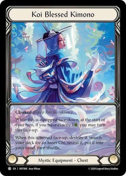 Koi Blessed Kimono (Extended Art), Part the Mistveil MST068