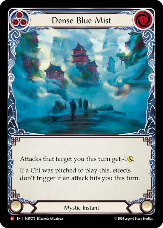 Dense Blue Mist, Part the Mistveil MST079